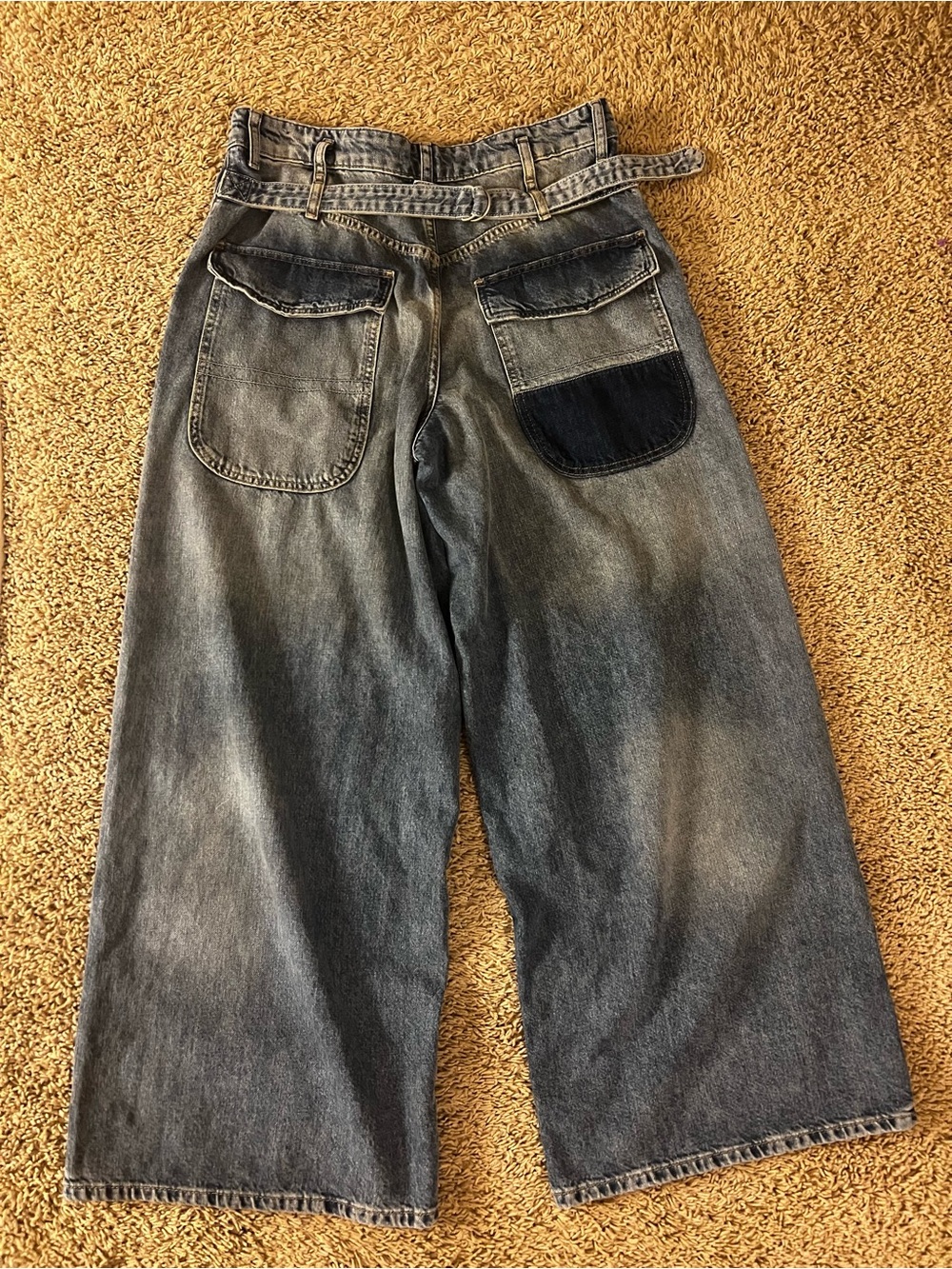 we the free waterfalls baggy wide leg jeans - Picture 3 of 3